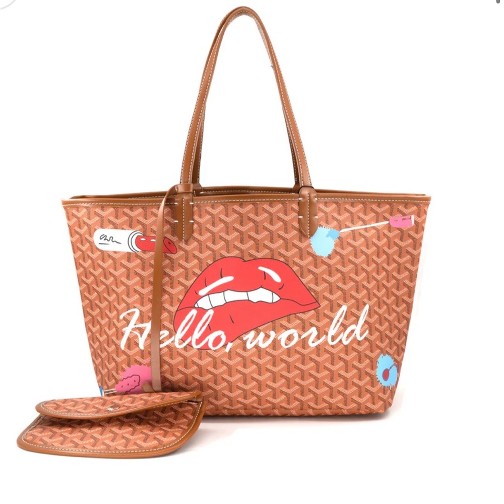 Inspired tote .